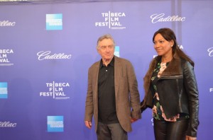 Robert De Niro & Grace Hightower at Tribeca Film Festival . Photo by Sabrina Boasman