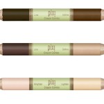 Pixie Crayon Combo in Wide Awake (nude + ivory), Super Natural (deep taupe + nude) and Softly Smoky (deep brown + deep bronze)