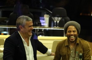 Ricardo Guadalupe and Lenny Kravitz