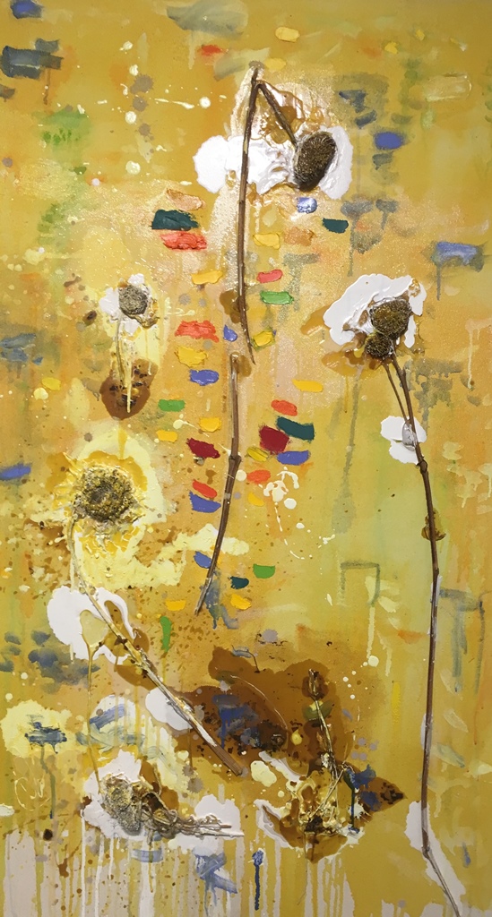 Joan Synder Prelude/Yellow Field (detail) 2015 NADA 